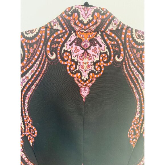 Colorful INC Medium International Concepts Paisley Blazer Jacket - Picture 9 of 11